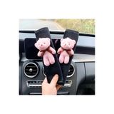 merdümek 2 adet pembe teddy bear emniyet kemeri kılıfı - emniyet kemeri aksesuarı