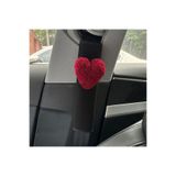 merdümek Teddy heart Emniyet Kemeri Kılıfı - Oto emniyet kemeri omuz koruyucu - Araç emniyet kemeri aksesuarı 1 adet