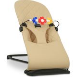 Merfbaby Bej Oyuncaklı Ana Kucağı - Kolay Kurulum, Pamuklu Kumaş ve 0-13 kg Kapasite