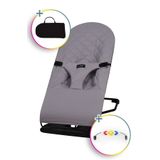 Merfbaby Gri Çantalı Oyuncaklı Ana Kucağı