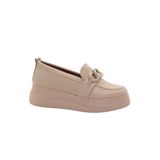 MergenShoes BF0775 Ten Yüksek Taban Kadın Günlük Ayakkabı