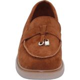 MergenShoes G058 Taba Süet Kauçuk Taban Kadın Günlük Ayakkabı