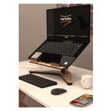 Merhaba Mobilya - Ayarlı ahşap laptop notebook macbook tablet yükseltici tutucu standı