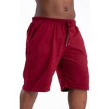 Meri Erkek Pamuklu Penye Şort Regular Fit Şort Bordo SRT01 - XL