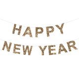 Meri Meri Altın Simli Happy New Year Asılan Süs
