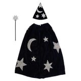 Meri Meri - Blue Velvet Wizard Costume - Mavi Büyücü Kostümü