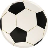 Meri Meri Futbol Temalı 8'li Kağıt Parti Tabağı - Standart