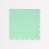 Meri Meri - Sea Foam Green Large Napkins - Deniz Köpüğü Yeşili Peçeteler (L) (x16)