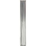 Meri Meri - Silver Tall Tapered Candles - Gümüş Uzun Mumlar - 12'li - Renkli - 1 Adet