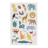Meri Meri - Wild Animals Tattoo Sheet - Vahşi Hayvanlar Geçici Dövmeleri - 2'li