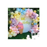 Meri parti Makaron Balon + Krom Balon + Balon Zinciri Aparatı