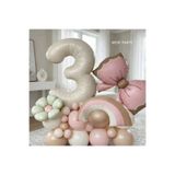 MERİ PARTİ Pastel Fiyonk & Gökkuşağı Balon Seti – 1-9 Yaş Doğum Günü Dekorasyon Konsepti
