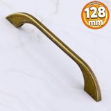 Meriç 128 Mm - 12.8 Cm Eskitme Antik Sarı Metal Mobilya Mutfak Dolabı Dolap Kulpu Kulbu Kulpları