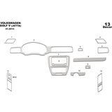 meriç cockpit design Meriç® Volkswagen Jetta Ön Torpido Kaplama Maun 13 Parça 2013-› - Alüminyum