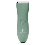 Meridian Men's Electric Body Trimmer Wireless | Waterproof Wet/Dry Groin & Body Shaver | Male Hygiene Razor with Ceramic Blade Heads, Rechargeable 90 Minute Battery Life| Sage