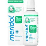 Meridol Diş Eti Koruma & Ferah Nefes Ağız Çalkalama Suyu 400 ml, Alkolsüz, 12 Saat Ferahlık, Aminflorür