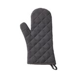 Meridyen Dukkan Keçeli Polyester Sağ Sol El Uyumlu Fırın Eldiveni 33 CM Tekli siyah