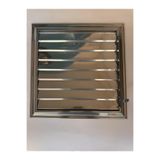 Meridyen Menfez 40x40 KROM Alüminyum Banyo Panjuru