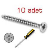 Meridyen Sunta Vidası 5.0*60mm 10 Adet