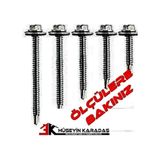 MERİDYEN TRAPEZ ÇATI VİDASI 6,3 X 25 MM ( 200 ADET )
