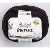 Merino El Örgü İpi, 50gr/175m,%100 Yün, Siyah L006