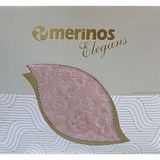 Merinos 220x240 cm Vizon Elegans Embos Çift Kişilik Battaniye