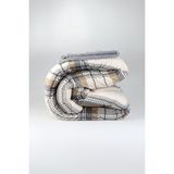 Merinos Comforter Tek Kişilik Yorgan Volenta Gri 160x240 - Kahverengi - 160 x 220 cm