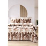 Merinos Comforter Yorgan Set Hera Bej Çift Kişilik 220x240 Cm - 220 x 240 cm