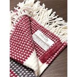 Merinos Cozy Life Skoç Pamuklu Tv Battaniyesi Cunda Kırmızı - 130 x 170 cm