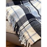 Merinos Cozy Life Skoç Pamuklu Tv Battaniyesi Inka Mavi - 130 x 170 cm