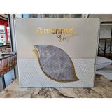 Merinos Elegans Embos Battaniye Çift Kişilik - 220 x 240 cm - Gri - Antrasit