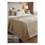 Merinos ELEGANS EMBOS ÇİFT KİŞİLİK BEJ BATTANİYE