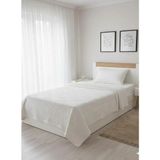 Merinos Elegans Tek Kişilik Battaniye - Kemik - 160 x 220 cm