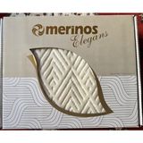 Merinos Elegans Tek Kişilik Battaniye - Krem - 160 x 220 cm