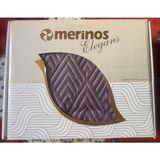 Merinos Elegans Tek Kişilik Battaniye - Mor - 160 x 220 cm