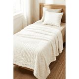 Merinos Elegans Tek Kişilik Battaniye - Taş - 160 x 220 cm