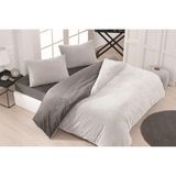 Merinos Eternity Fitilli 4 Parça Çift Kişilik Nevresim Takımı 200x220 Açık Gri - 200 x 220 cm