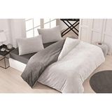 Merinos Eternity Fitilli 4 Parça Çift Kişilik Nevresim Takımı 200X220 Açık Gri