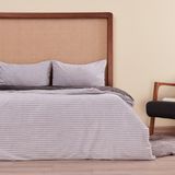 Merinos Eternity Fitilli Çift Kişilik Nevresim Takımı - Gri - 200 x 220 cm