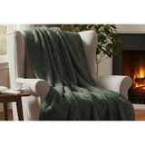 Merinos Fiona Stoncube Soft Battaniye 150X220 Haki - 150 x 220 cm
