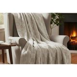 Merinos Fiona Stonecube Soft Battaniye 150X220 Bej - A.Bej - 150 x 220 cm