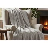 Merinos Fiona Stonecube Soft Battaniye 150X220 Gri