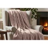 Merinos Fiona Stonecube Soft Battaniye 150x220 Pudra Pudra Pembe