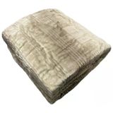 Merinos Harmony Çift Kişilik Peluş Battaniye 220X240 Vizon Rengi Yeni Model Yeni Desen