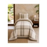 Merinos Loft Yatak Örtüsü Tek Kişilik Kalın Battaniye Takımı 1 Adet Yastık Kılıfı 50 x 70 1 Adet Battaniye 160 x 240