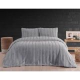 Merinos Luxe Yatak Örtüsü Çift Kişilik - Gri - 230 x 250 cm