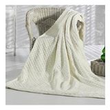 Merinos Merinos Pearl Tomurcuk Şampanya Çift Kişilik Battaniye