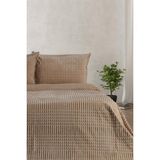 Merinos Modern Line 2 Parça Tek Kişilik Battaniye Seti - Vizon - 160 x 220 cm