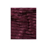 Merinos Modern Line Tek Kişilik 150 x 220 cm Bordo Battaniye Seti