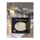 Merinos Pirilti Cift Kisilik Battaniye ( Simli) Kemık Sılver Renk Tek Ebat Beden